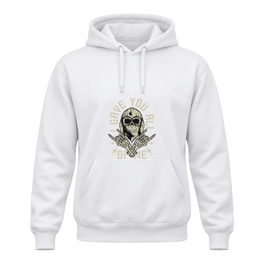 Hoodie — Musique · Au rythme du son — الأمام — أبيض
